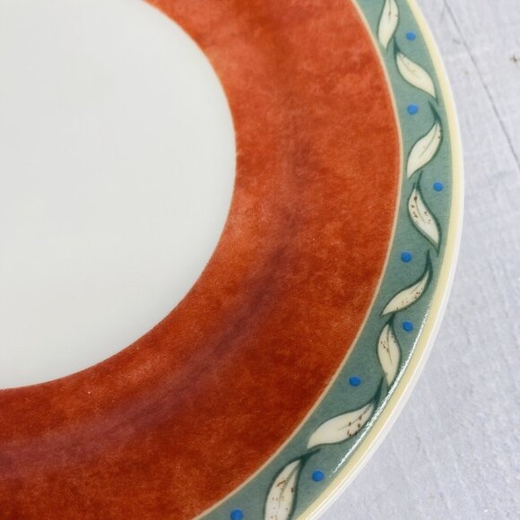 PTS international Interiors PROVENCE Fruit Porcelain 8oz Cups & Saucers Set 4 - Picture 15 of 16